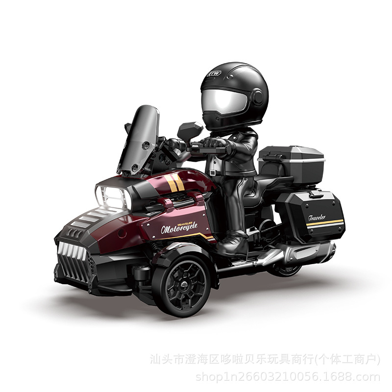 Motorcycle, three-wheeled bike, remote control car, children's racing car for boys, toy car 5