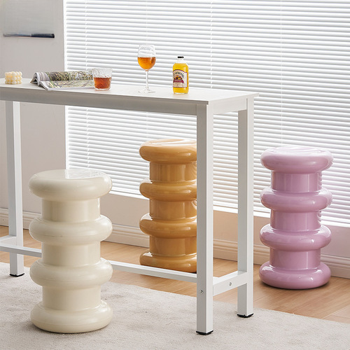 Nordic Creative Stool Designer Influencer Small Side Bench Living Room Sofa Side Table Small Apartment Home Use Shoe Changing Stool