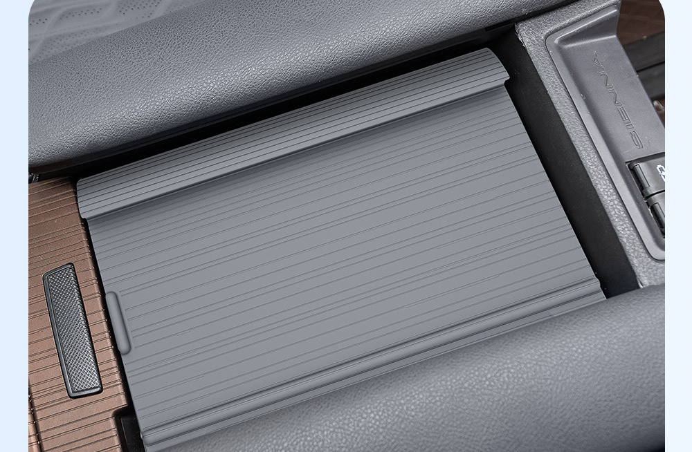 Suitable for Toyota Sienna Center Console Armrest Box Cover Anti-Slip Mat Grevia Armrest Box Leak-Proof Supplies