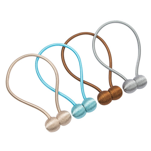 Window Curtain Strap Binding Cord Versatile Magnetic Fasteners for Dual-Sided Curtain Clips Curtain Tying Clips for Tying Curtain Strings Decorative Accessory