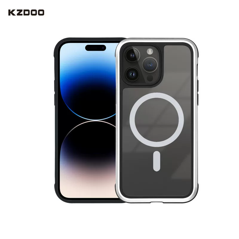 KZDOO для Apple iPhone 14, чехол MAG ARES с магнитным всасыванием и металлической рамкой, ARES iPhone14 Pro Max