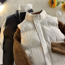 奔驰工作服DZ印logo羽绒棉马甲秋冬背心车企活动广告工装男