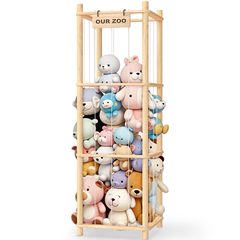 クロスボーダーぬいぐるみ収納棚木製家具玩具収納整理棚ぬいぐるみぬいぐるみ展示棚