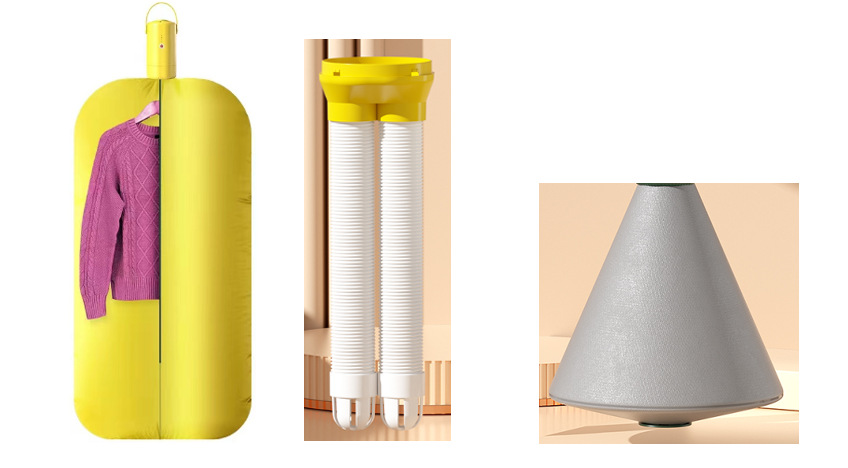 건조기 + 건조 튜브 + 세트 가방 + 매달려 가방 노란색