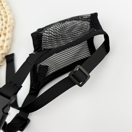 Short-nosed dog muzzle French Bulldog Teddy small and medium-sized dog protective restraint muzzle to prevent accidental eating and biting mesh breathable