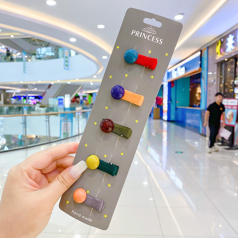 Clip de verano Corea del Sur lindo traje roto horquilla Accesorios para el cabello para niños