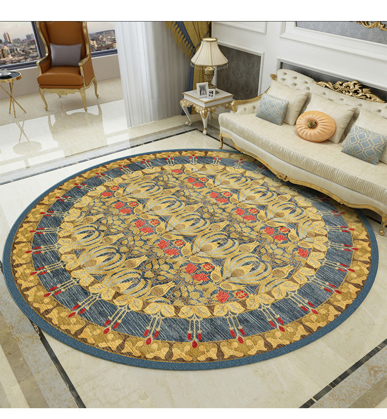 民族风地毯,圆形地毯,欧式复古地毯,地毯地垫