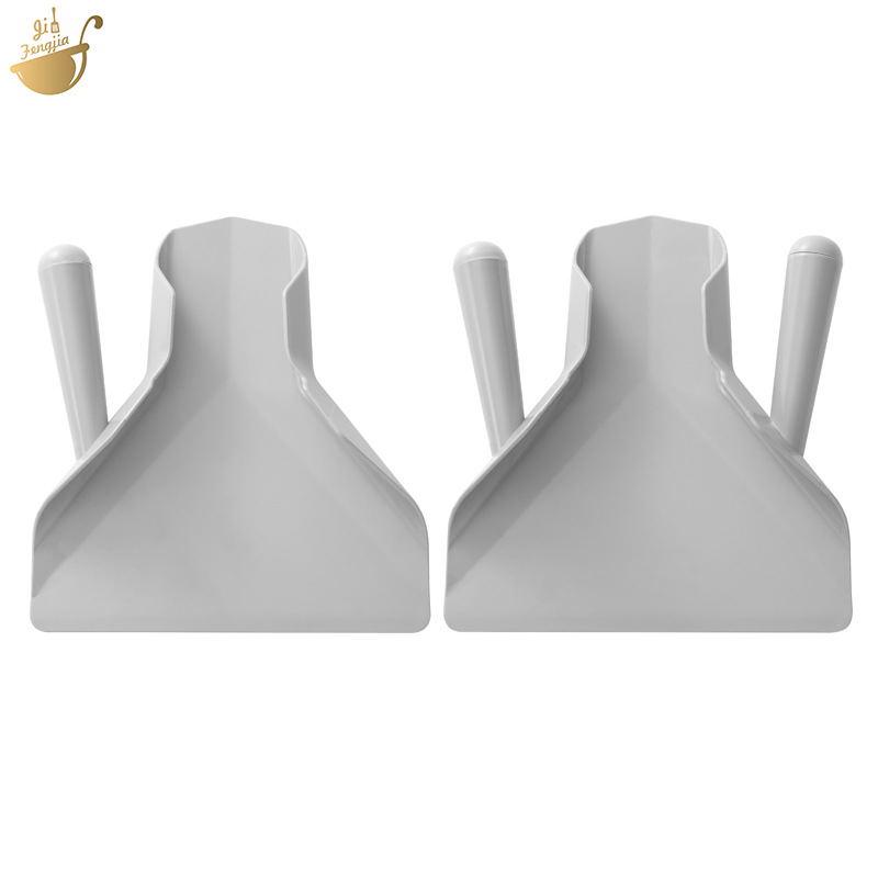 Plastic French fries server scoop popcorn scoop nut bean food server scoop plastic food scoop restaurant use