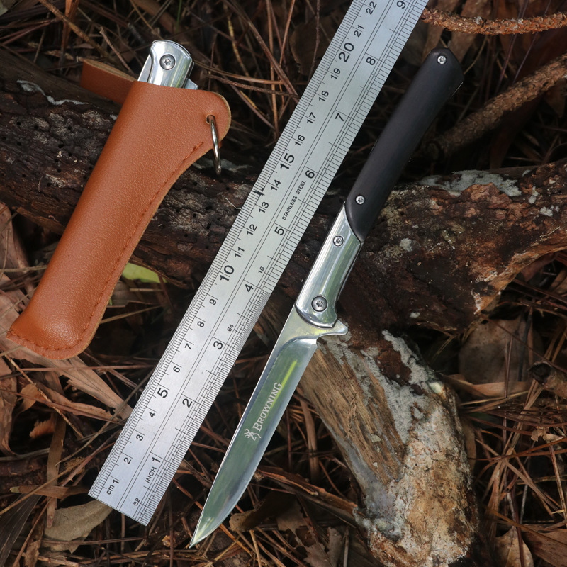 厂家直销户外折叠刀野外便携高硬度折刀荒野随身防身露营生存小刀