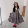儿童女童宽松无袖童裙