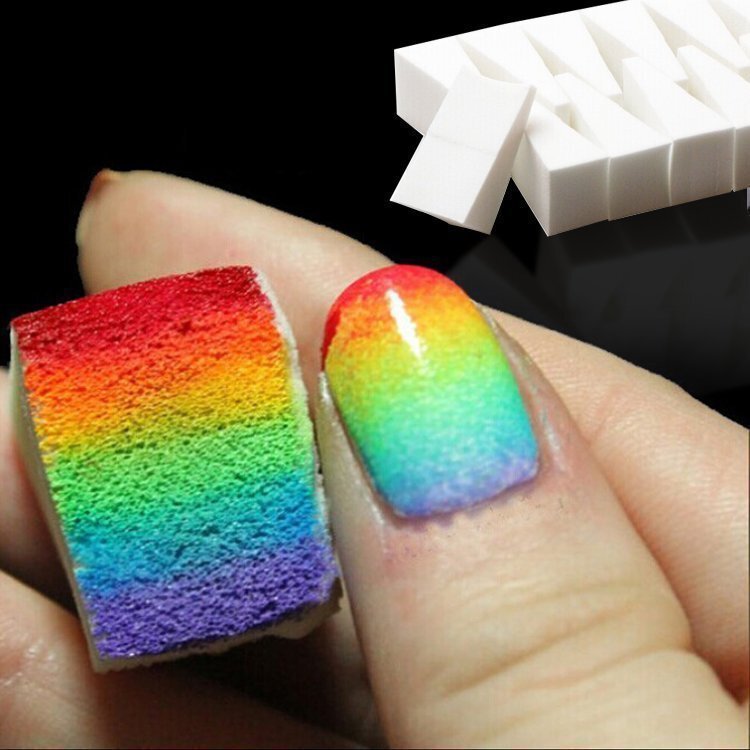 Manicure Triangle Sponge Gradient Sponge DIY Smudge Effect Sponge Creative Marble Starry Sky Nail Gradient Nail Sponge Manicure Triangle Sponge Gradient Sponge DIY Smudge Effect Sponge Creative Marble Starry Sky Nail Gradient Nail Sponge