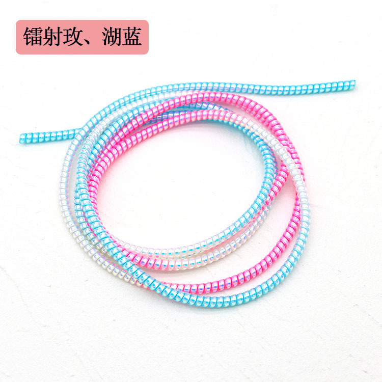 Nuevo láser 1,4 m cable de datos cable de protección de la cuerda manga protectora de datos bobinado primavera cuerda línea de protección fabricante ventas