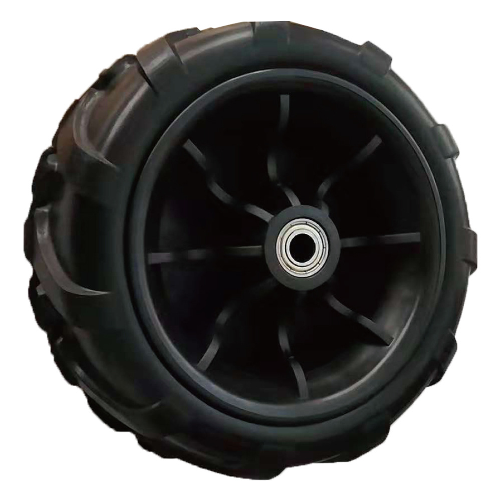 布兜车轮 7寸沙滩车轮胎7x4 PU发泡户外折叠车