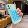 Wavy suction cup blue