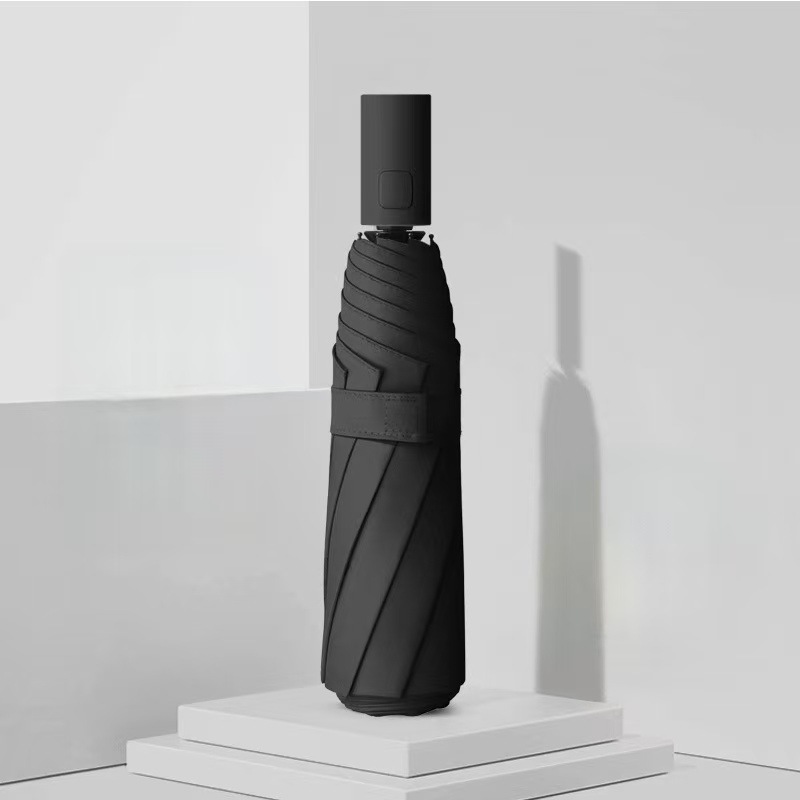 Paraguas grande totalmente automático para hombre, reforzado, doble uso para sol y lluvia, protección solar, paraguas plegable, venta al por mayor personalizada image 34