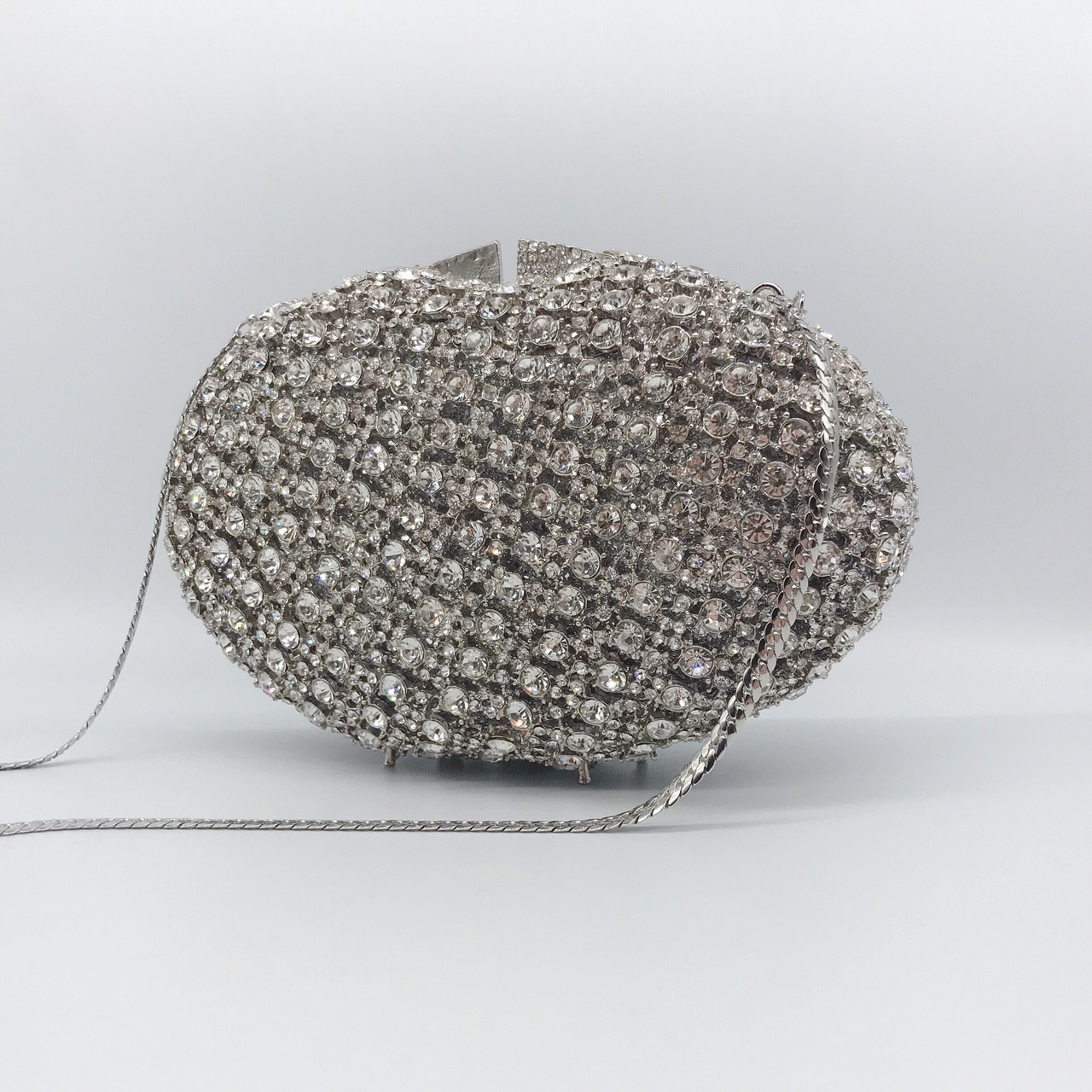 Ventas transfronterizas de metal de diamantes bolsas de cena, vestidos de banquete de damas, bolsas de moda de mano de diamantes