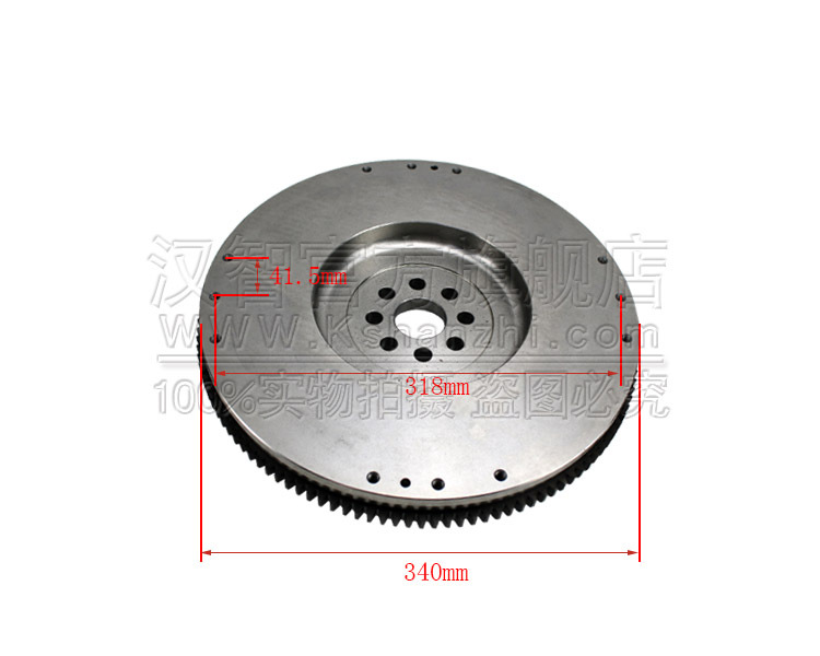 4JG2 Flywheel Disc Assembly 8-97107 / JX para engranajes de volante de anillo de acessorios de motor de carretilla elevadora Isuzu
