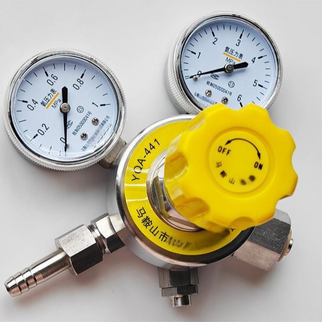 全不锈钢耐腐蚀氨气减压阀压力表工业减压器