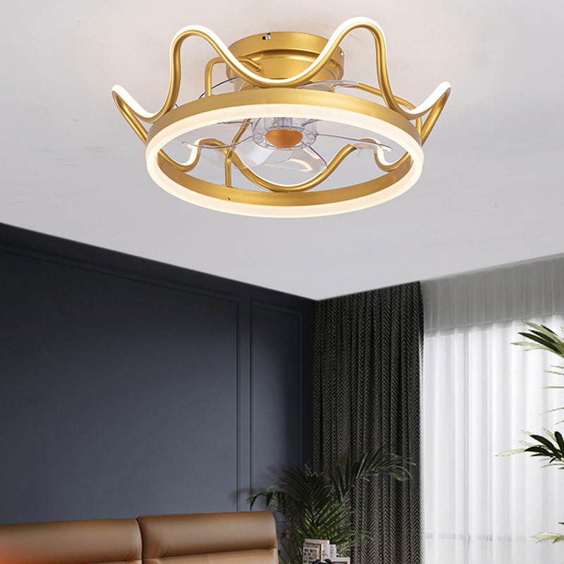 定制卧室风扇灯吊扇灯家用北欧吸顶电灯扇新款吊扇一体风扇吊灯|ms