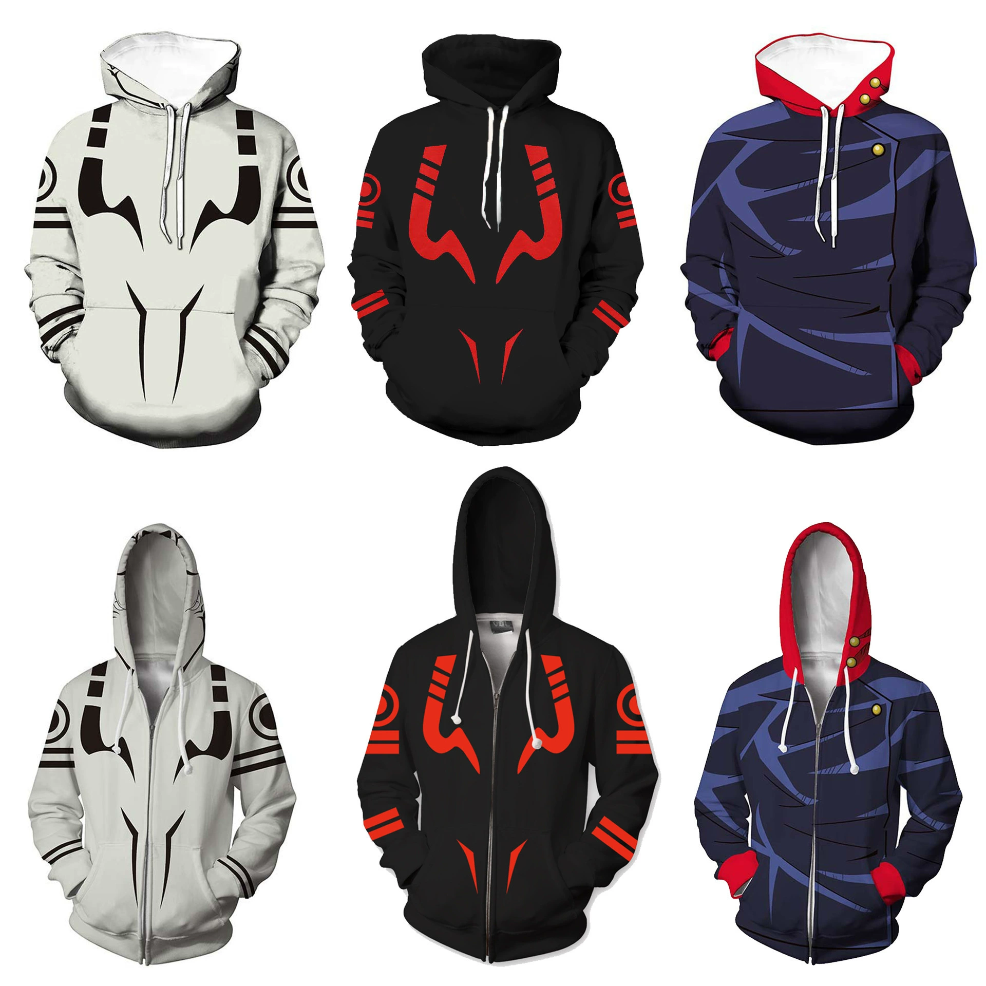 Толстовка из японского аниме серии Spell Return, европейская и американская трансграничная новая спортивная толстовка с 3D принтом, мужская куртка для косплея