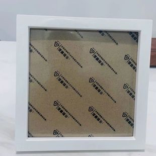 Factory direct wholesale round photo frame wall frame mounted children's cross stitch Diamond painting small white sieve frame