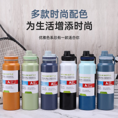 Export Space Water Bottle 304 Stainless Steel Insulated Cup Large Capacity Sports Water Bottle Outdoor Portable Car Water Cup 