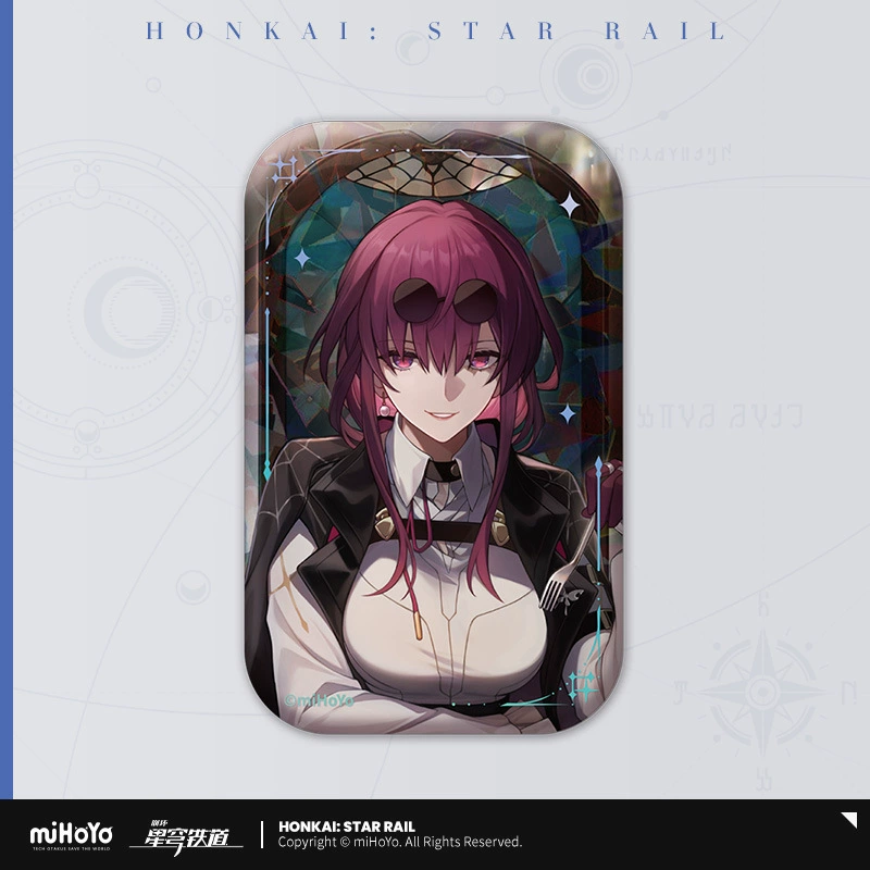 Коллекционный значок (Honkai: Star Rail) — персонаж, цветной картон на подложке, одиночный