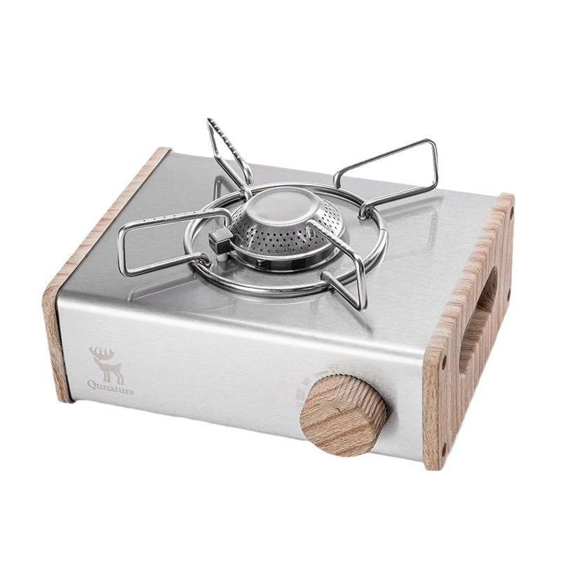 Tuoyequ Outdoor Card Portable Camping Cookware Enclosure Magnetic Gas Stove Tea Cooking for Home Use_voghion.com