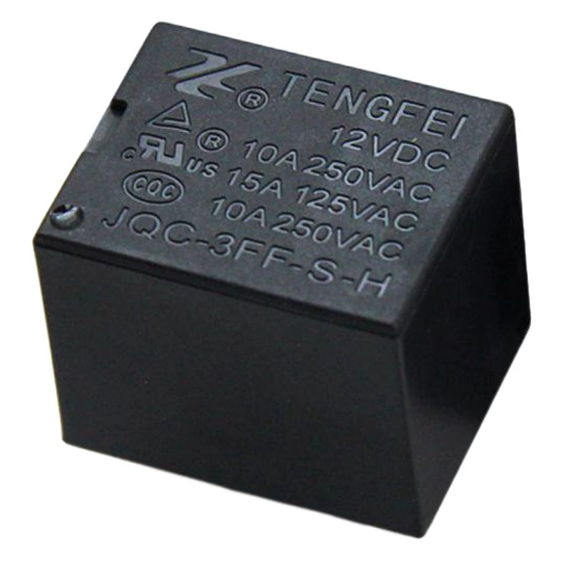 Реле Tengfei DC T73/5V/6V/9V/12V/24V/4 pin 10A/3FF малое электромагнитное реле