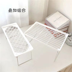 置物架 衛浴廚房調料架家用桌面摺疊式宿舍收納架書桌增高置物架