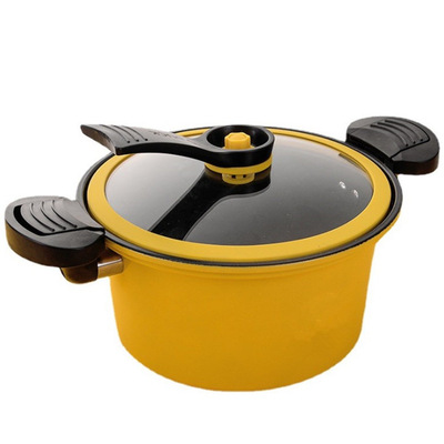 新款不粘壓力鍋多用微壓鍋悶燒家用煲湯炖微壓料理鍋焖燒煮湯鍋