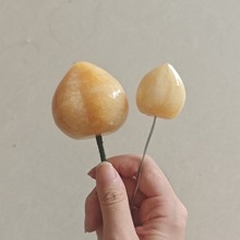天然玉石玉器花瓣叶子桃子原材料粉晶桃子配件零售玉石桃子桔子
