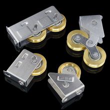 90型铝合金门窗滑轮70型不锈钢推拉窗户滚轮子73型76轱辘828铜轮