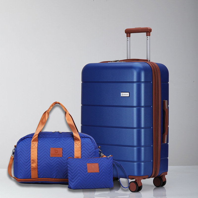 2024 nueva maleta con ruedas de gran capacidad, maleta de separación seca y húmeda, caja de contraseña, temporada escolar