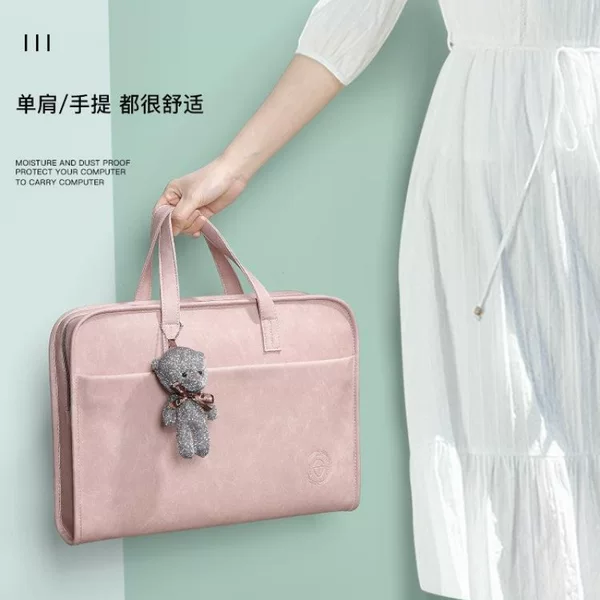 Computer Bag Bubble Wrap Satchel Suitable for Lenovo Air 14inch Apple Notebook MacBook 13.3 Huawei 16 Female