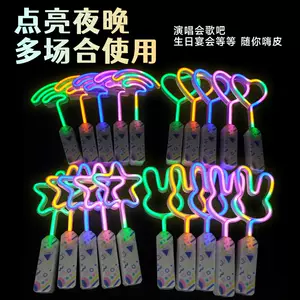 Small Foreign Trade Neon Light Stick Flashing Rabbit Led Toy Colorful Concert Support Stick Popular in Tourist Attractions