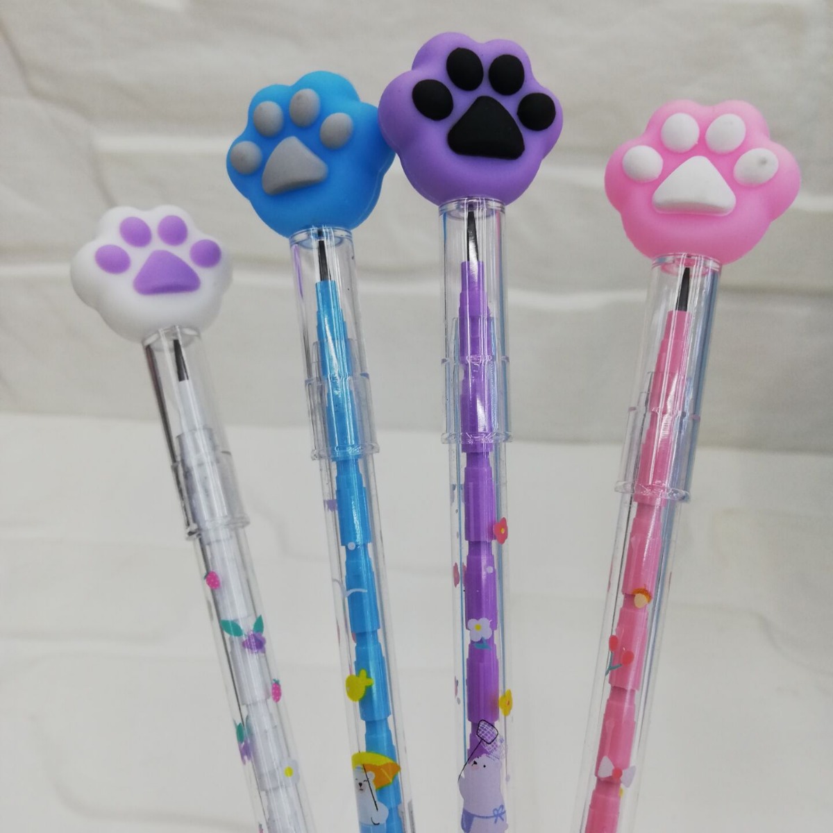 Todo tipo de dibujos animados coreanos lápiz de cabeza libre de lápiz activo