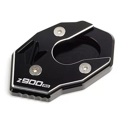 Kawasaki Z900Rs 17-24 Modified Aluminum Alloy Small Kickstand Enlarged Stand Side Stand Parking Foot Pad Accessories (Ayaqaltılar (Kovriklər)) - standard-black