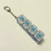 Highly transparent four-button white