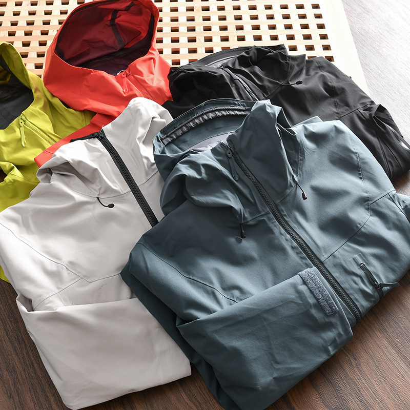 Argan Climbing Series Spring Men's Fully Glued Rainproof Hard Shell Ski Jacket Functional Assault Jacket