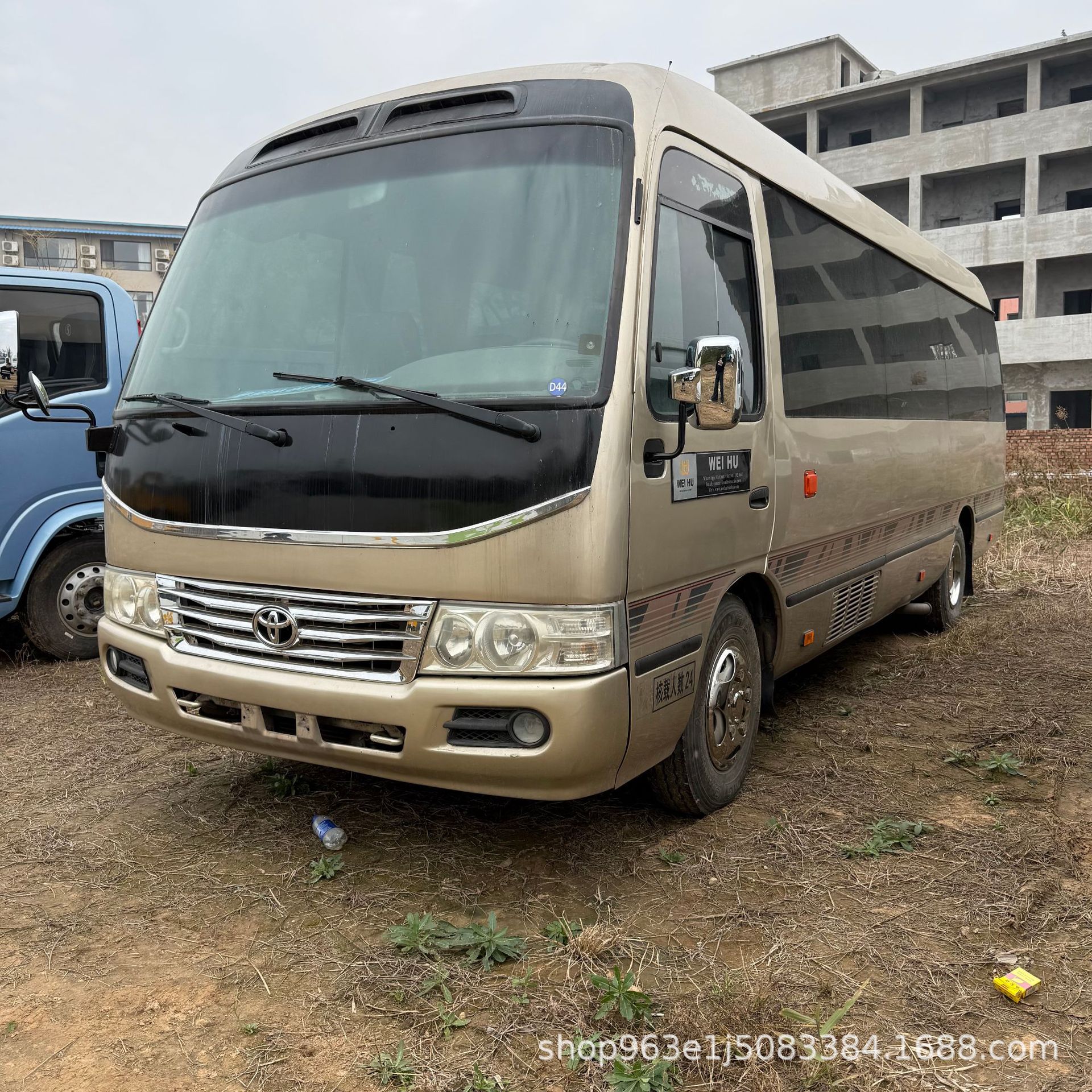 精品丰田考斯特17-19座通勤车跨境考斯特接待贵宾中巴商务客车