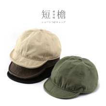 韩版时尚潮流纯色光板好水洗短檐棒球帽街头女防晒遮阳帽男鸭舌帽
