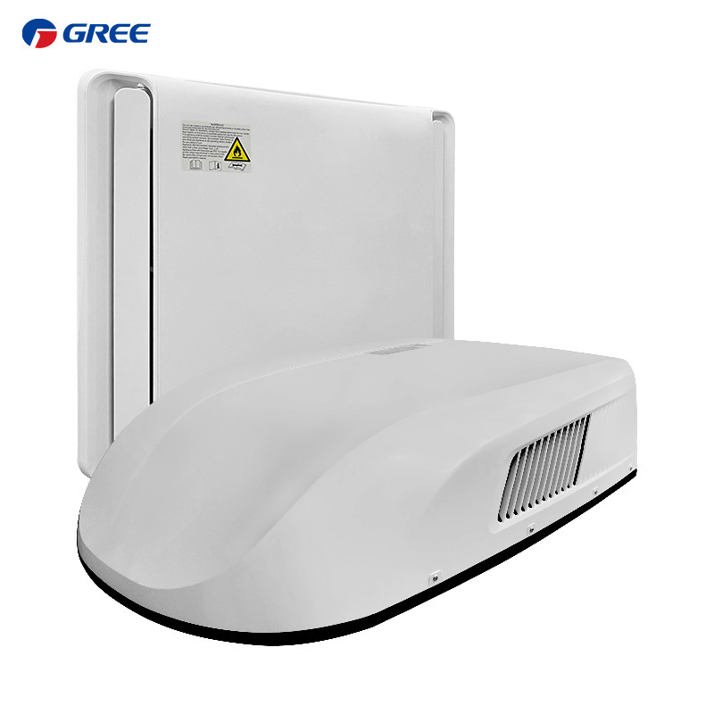 Gree R32 overhead RV air conditioner variable frequency cooling and heating ultra-thin electric 220V export car air conditioner all-in-one machine