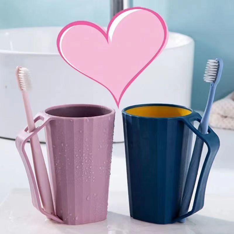 学生宿舍简约漱口杯情侣洗漱杯牙膏牙刷收纳洗漱杯子家用牙刷杯|undefined