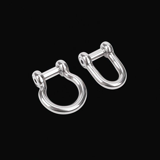 Binzhou Tengda manufacturer produces 304 316 stainless steel D-type shackle hexagon shackle countersunk pin shackle