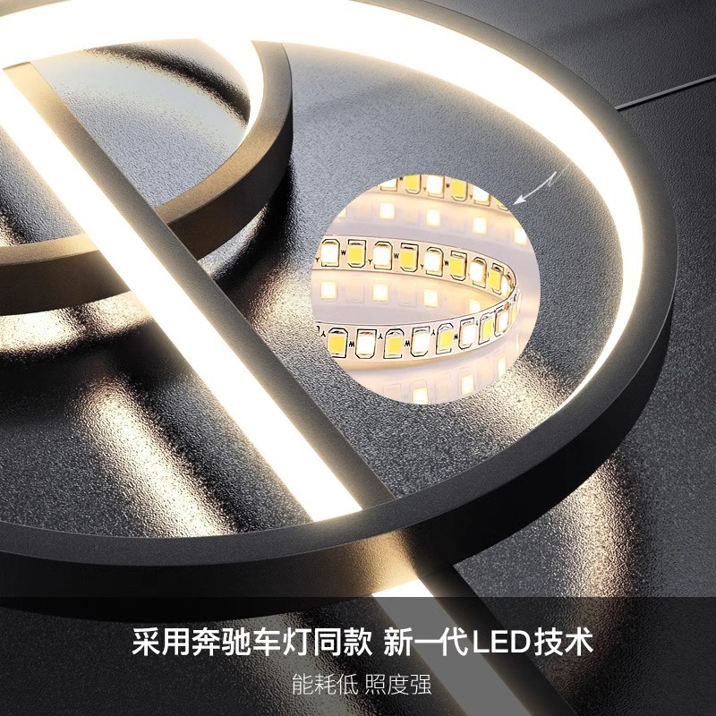 Candelabro de restaurante Lámpara de Zhongshan de lujo ligero, diseño minimalista moderno, comedor, bar, isla, mesa de comedor, lámpara, nuevo 2025