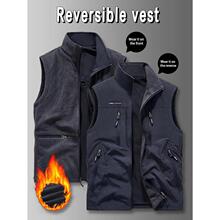 O 81344 Double Sided Fleece Vest with Pockets �p��ץ�q����