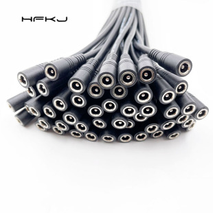 �S�����ldc�Դ��0.75ƽ��dc5521ĸ�^��5.5*2.1mm�Ӵ�18awg���~��