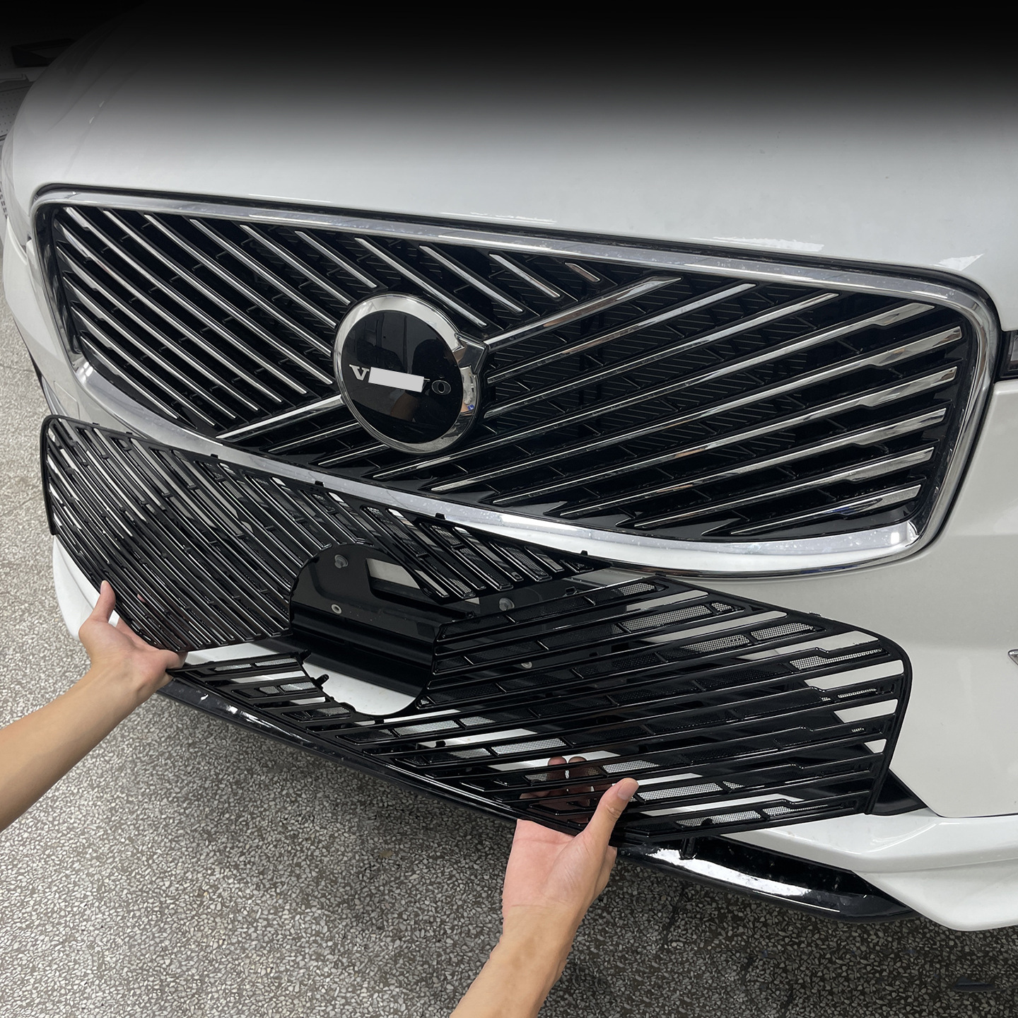 Suitable for Volvo 26 Xc60 Detachable Snap-On Insect-Proof Net Water Tank Willow Fluff Protection and Heat Dissipation Mosquito Modification