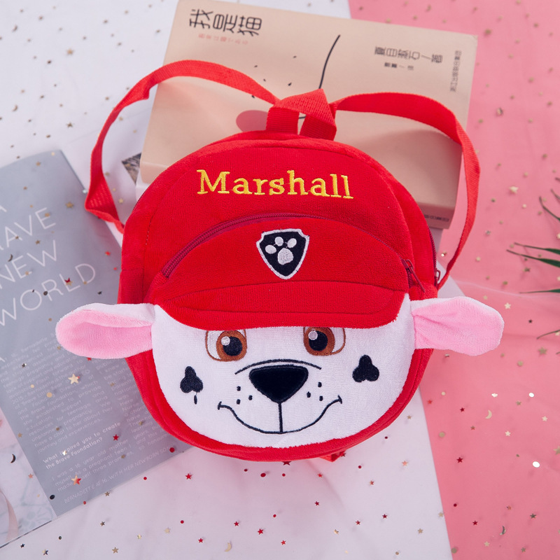 2024 nuevo bolso de felpa de hombro para niños lindo mochila para bebés de 1 a 6 años mochila de dibujos animados de jardín de educación temprana